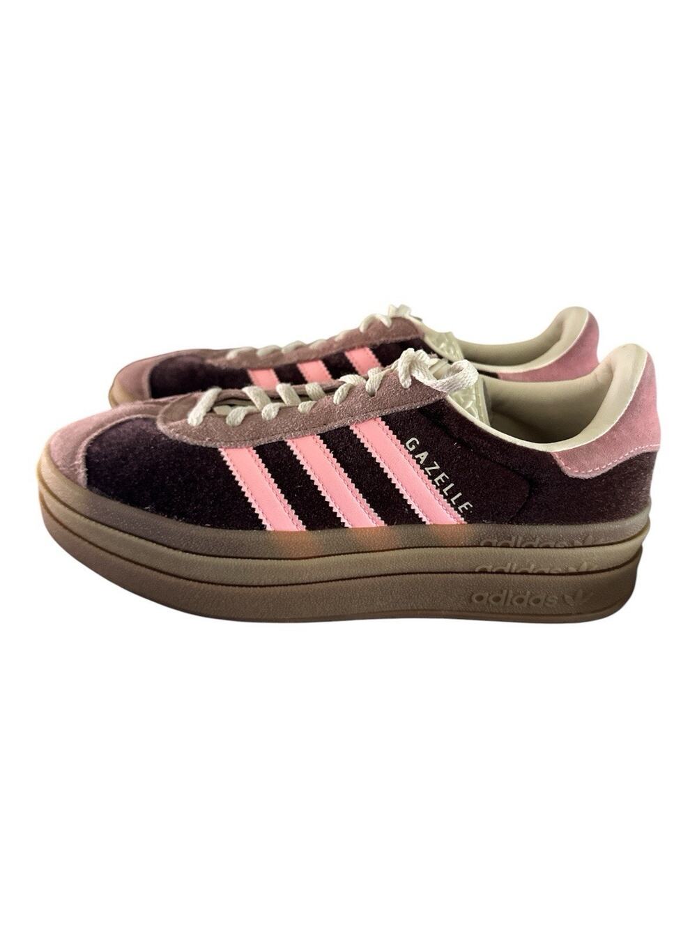 Adidas Gazelle Bold sneakers. triple-stacked platform rubber sole Size 7 JQ5143